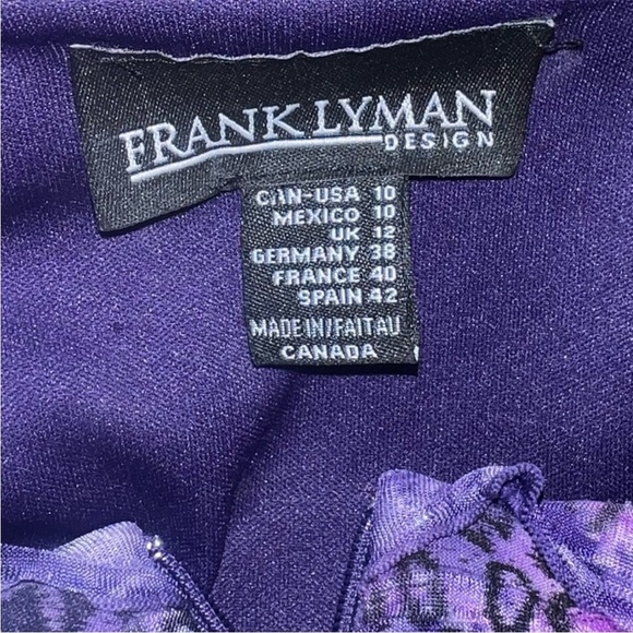 Franklyman design- Purple and black cheetah print jacket - Picture 4 of 5
